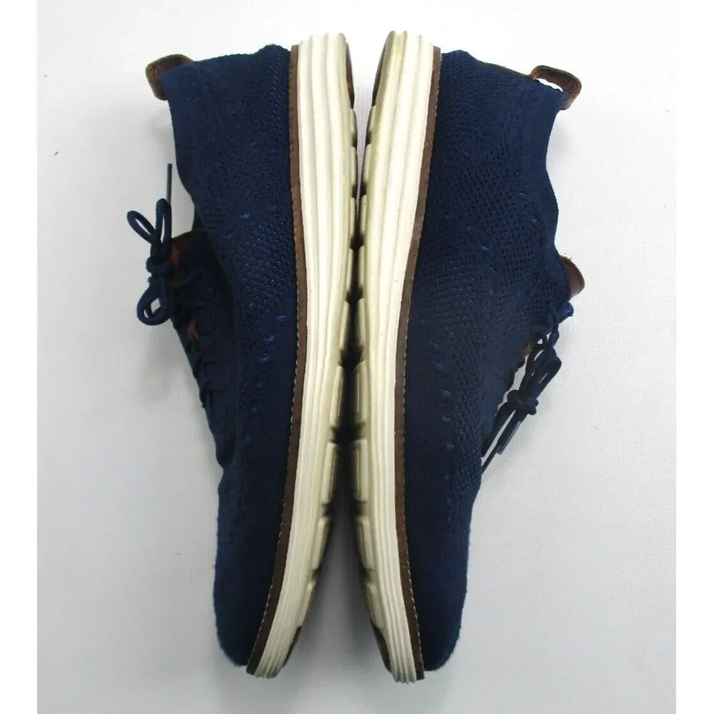 Cole Haan Originalgrand Shoes Navy Stitchlite Ivory Wingtip Oxford C27960 Men 11